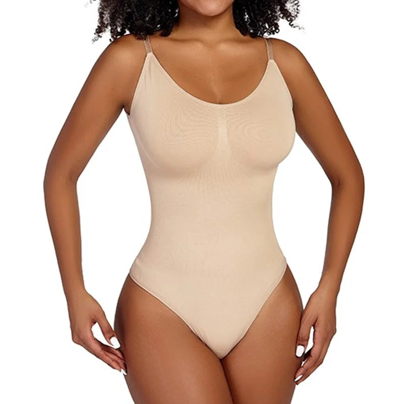 Luxe Thong Sculpting Bodysuit: Spandex & Compression