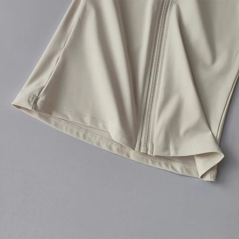LuxeFit Quick-Dry Long Sleeve Fitness & Running Jacket