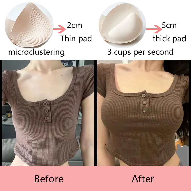 LuxeFit Seamless Comfort & Support V-Neck Bra