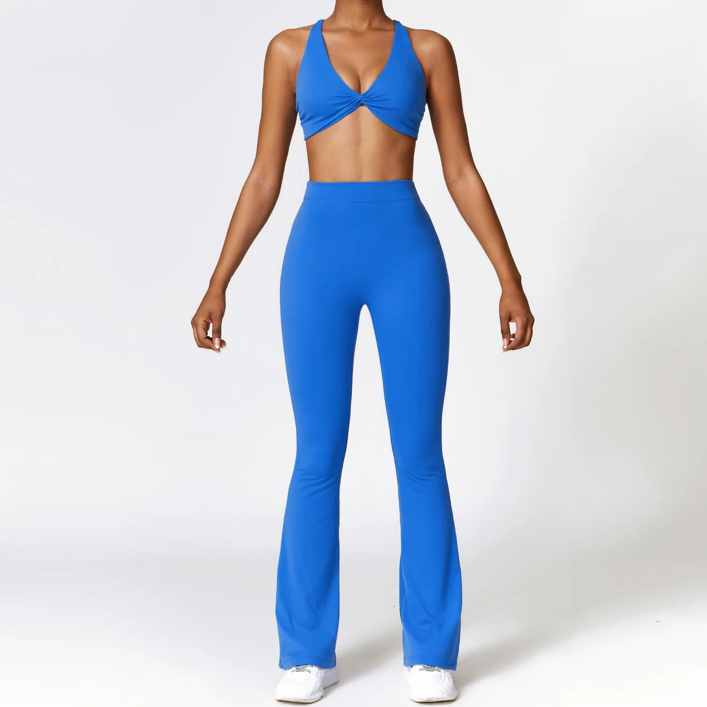 LuxeFit Seamless Sculpt & Perform 2-Piece Yoga Set