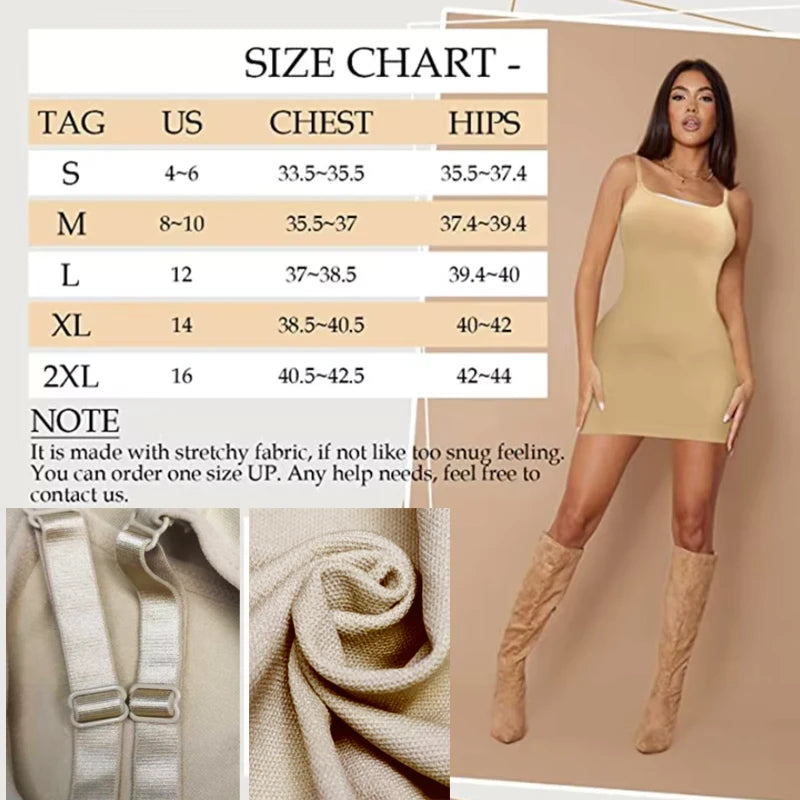 Luxe Seamless Shaping Slip: Tummy Control & Smooth Finish