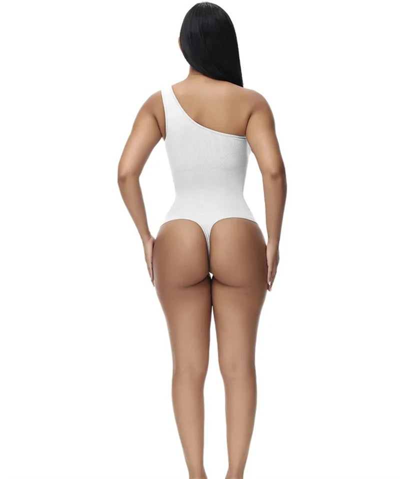 LuxeFit Seamless One-Shoulder Bodysuit
