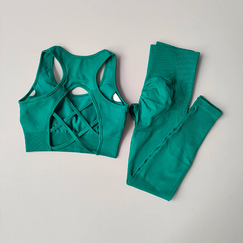 LuxeFit Seamless 2-Piece Sculpt & Perform Tracksuit