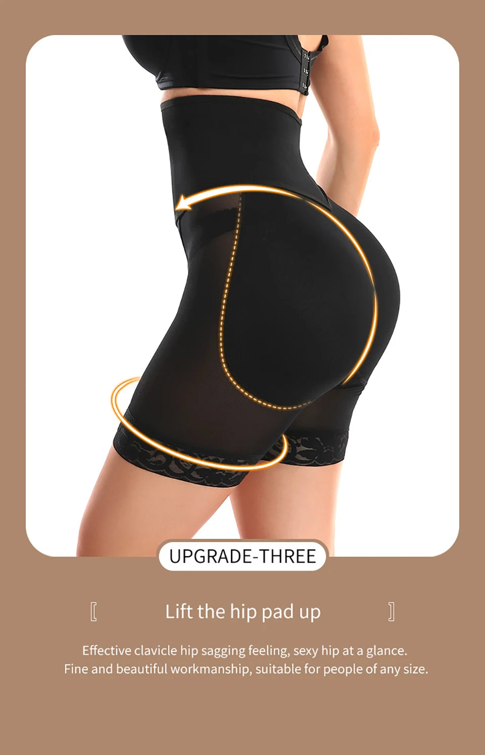 LuxeFit Padded Butt Lifter & Tummy Control Shaper