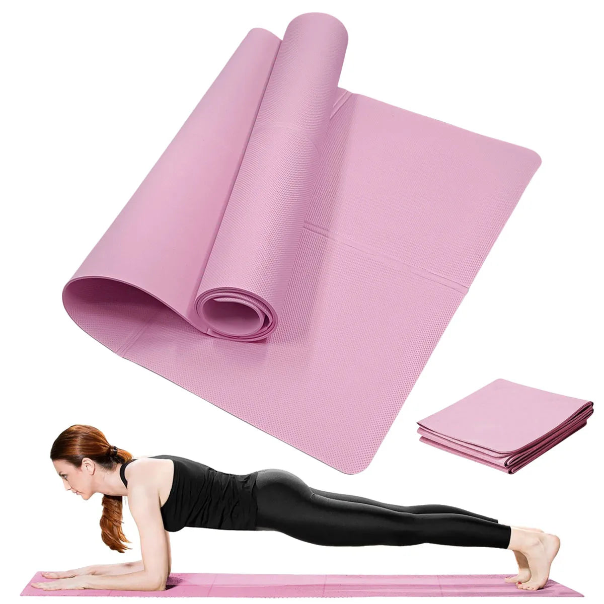 LuxeFit 4MM Anti-Slip Yoga & Fitness Mat