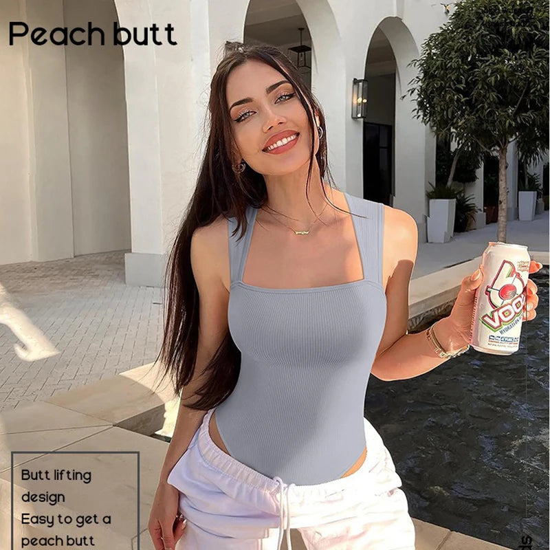Luxe Summer Sculpting Thong Bodysuit: High Waist & Comfort
