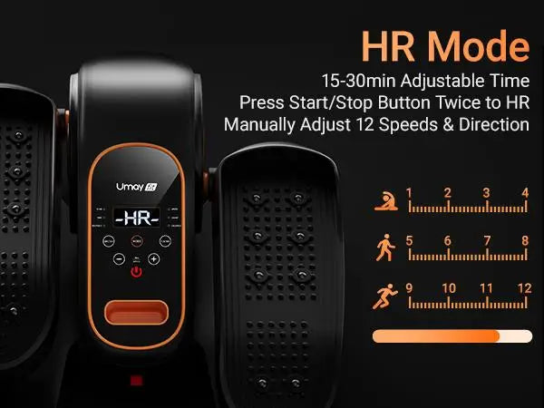 LuxeFit Quiet Under-Desk Elliptical for Seniors