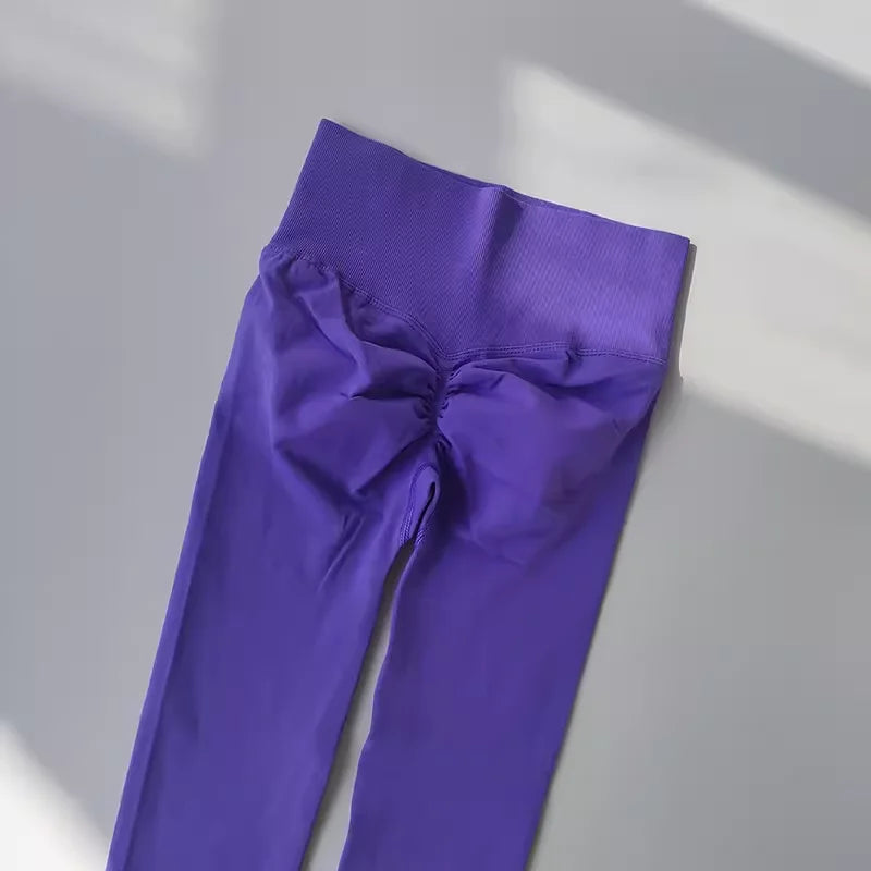 LuxeFit Sculpt & Lift High-Waist Seamless Yoga Leggings