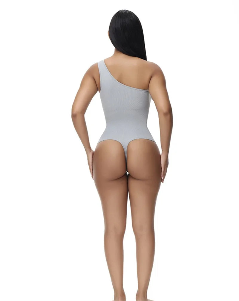 LuxeFit Seamless One-Shoulder Bodysuit