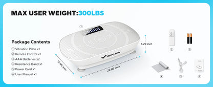 LuxeFit Whole Body Vibration Plate