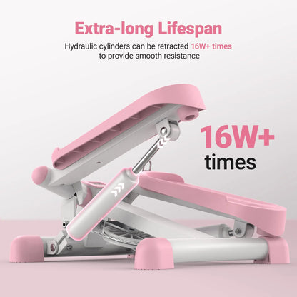 LuxeFit Mini Twist Stepper with Resistance Bands