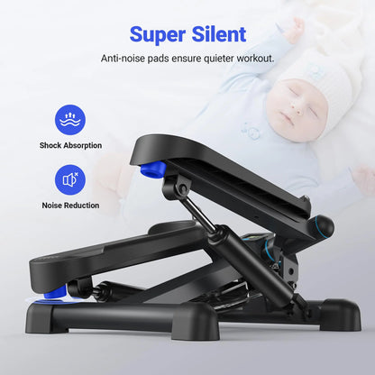LuxeFit Mini Twist Stepper with Resistance Bands