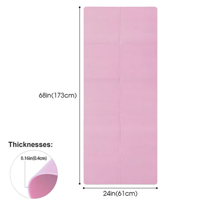 LuxeFit 4MM Anti-Slip Yoga & Fitness Mat