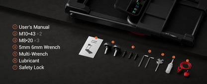 LuxeFit 3.0HP Foldable Home Treadmill