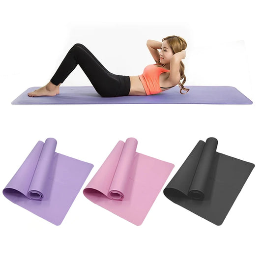 LuxeFit 4MM Anti-Slip Yoga & Fitness Mat
