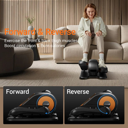 LuxeFit Quiet Under-Desk Elliptical for Seniors