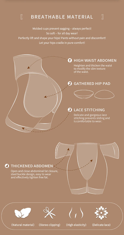 LuxeFit Padded Butt Lifter & Tummy Control Shaper