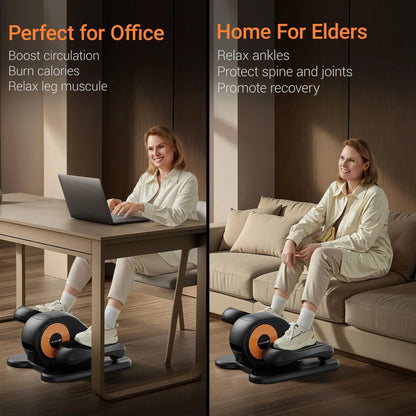 LuxeFit Quiet Under-Desk Elliptical for Seniors