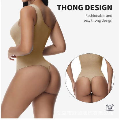 LuxeFit Seamless One-Shoulder Bodysuit