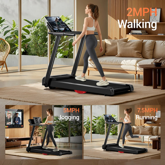 LuxeFit 3.0HP Foldable Home Treadmill