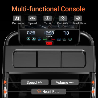 LuxeFit 3.0HP Foldable Home Treadmill