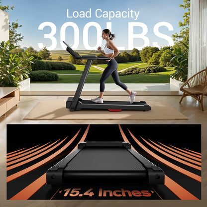 LuxeFit 3.0HP Foldable Home Treadmill