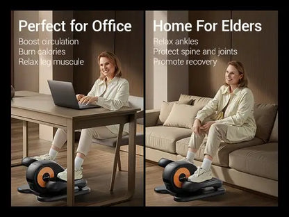 LuxeFit Quiet Under-Desk Elliptical for Seniors